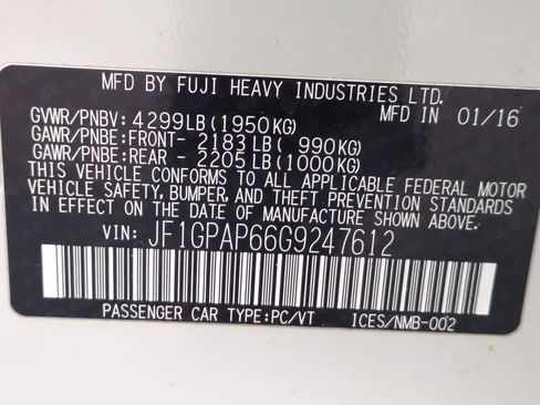 Used 2016 Subaru Impreza 2.0i Sport Premium image 33