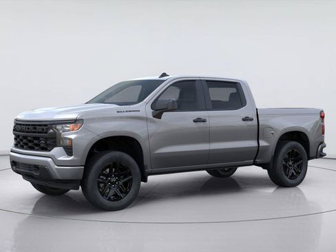 New 2026 Chevrolet Silverado 1500 Custom w/ LPO, Dark Essentials Package RWD image 2
