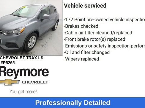 Certified 2020 Chevrolet Trax LS w/ Tint and Cruise Package FWD image 45