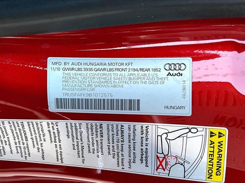Used 2011 Audi TT 2.0T Premium Plus AWD/4WD image 31