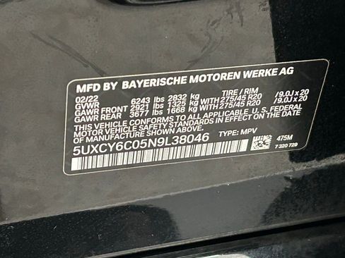 Used 2022 BMW X6 xDrive40i w/ Executive Package image 33