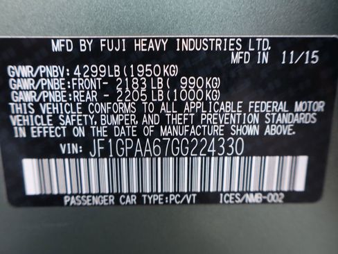 Used 2016 Subaru Impreza 2.0i image 46