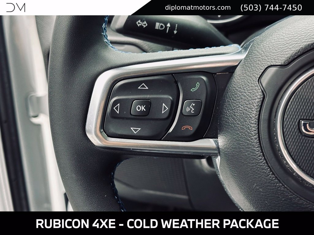Used 2023 Jeep Wrangler Unlimited Rubicon 4xe w/ Cold Weather Group AWD/4WD image 25