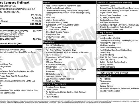 Used 2024 Jeep Compass Trailhawk w/ Trailhawk Convenience Group image 4