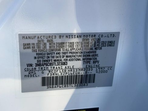 Used 2026 Nissan Kicks SV w/ Cold Weather Package AWD/4WD image 19