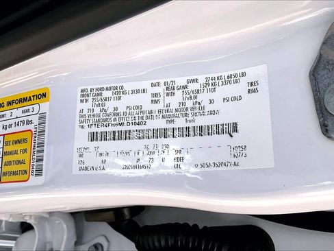 Certified 2021 Ford Ranger XLT w/ Equipment Group 301A Mid image 34