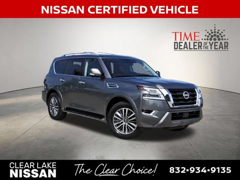 Certified 2024 Nissan Armada SL w/ Captain's Chairs Package RWD image 1