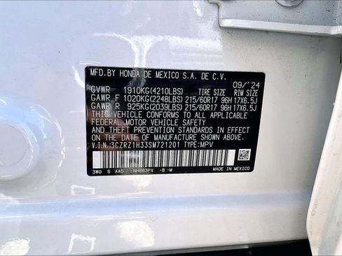 Used 2025 Honda HR-V LX image 16