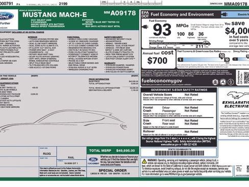Used 2021 Ford Mustang Mach-E Select w/ Comfort/Technology Package image 42