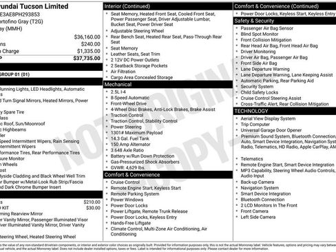 Used 2023 Hyundai Tucson Limited FWD image 7