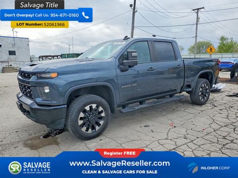 Used 2020 Chevrolet Silverado 2500 Custom w/ Custom Value Package AWD/4WD image 1