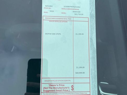 New 2026 RAM 1500 Big Horn AWD/4WD image 23