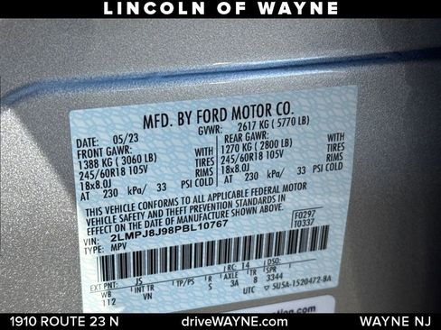 Certified 2023 Lincoln Nautilus AWD w/ Premium Package image 28