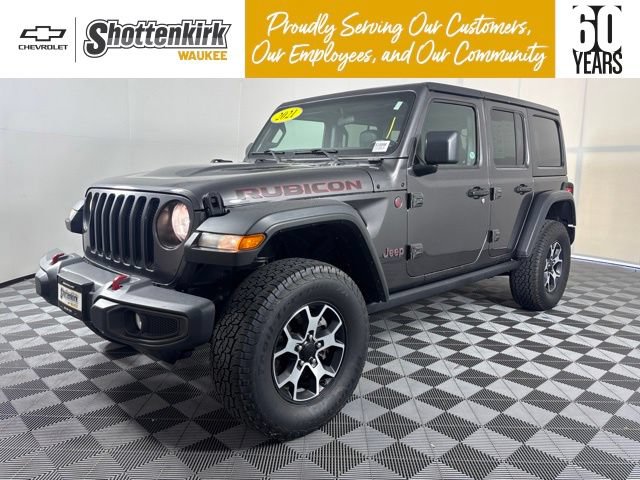 Used 2021 Jeep Wrangler Unlimited Rubicon w/ Cold Weather Group AWD/4WD 360° Tour