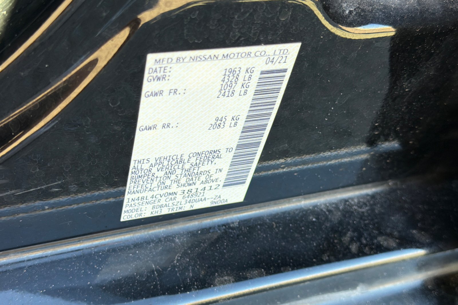Used 2021 Nissan Altima 2.5 SR w/ SR Premium Package FWD image 34