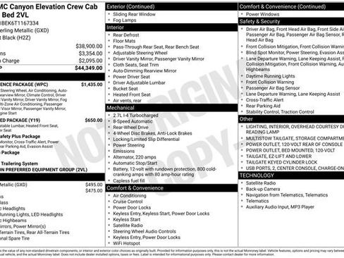 New 2026 GMC Canyon Elevation w/ Convenience Package image 52