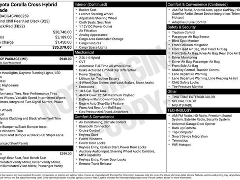 Used 2025 Toyota Corolla Cross AWD Hybrid w/ Moonroof Package image 4