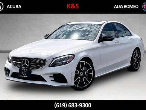 Used 2019 Mercedes-Benz C 300 Sedan w/ AMG Line image 1