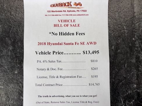 Used 2018 Hyundai Santa Fe SE w/ SE Premium Package 02 image 2