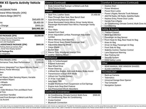 Used 2022 BMW X5 sDrive40i w/ Executive Package image 51