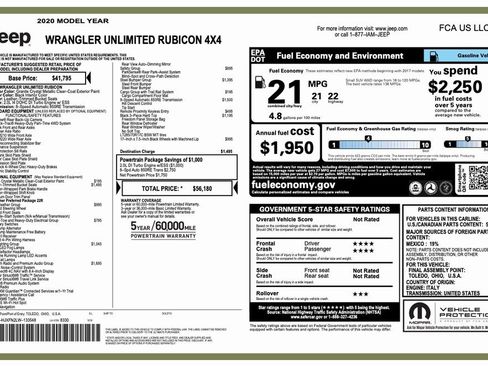 Used 2020 Jeep Wrangler Unlimited Rubicon image 2