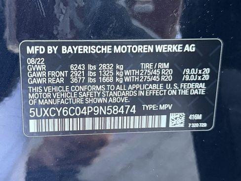 Used 2023 BMW X6 xDrive40i w/ M Sport Package image 53