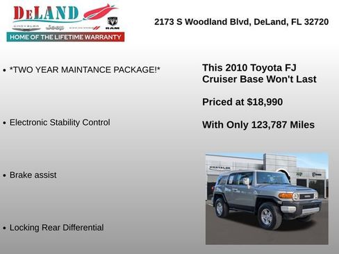 Used 2010 Toyota FJ Cruiser 4WD image 6