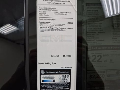 New 2026 GMC Acadia Denali image 35