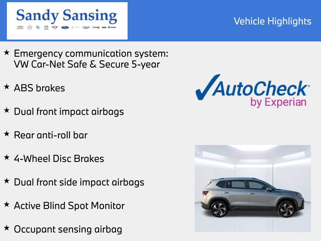 Used 2025 Volkswagen Taos SE AWD/4WD image 7