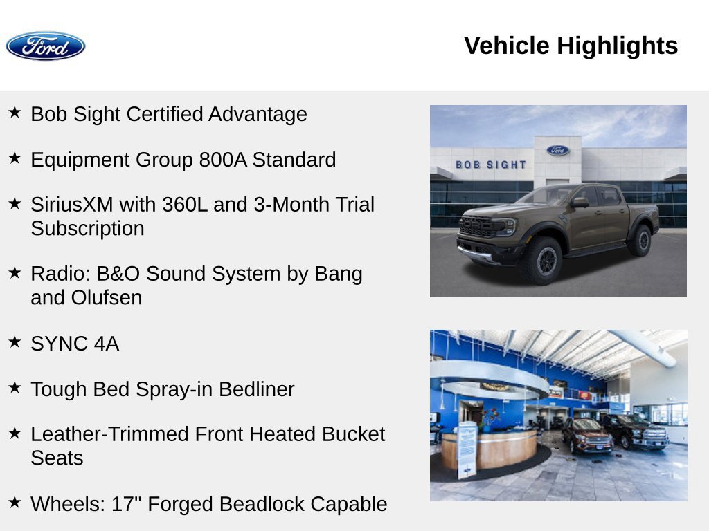 New 2026 Ford Ranger Raptor AWD/4WD image 2