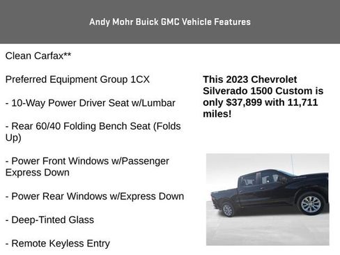 Used 2023 Chevrolet Silverado 1500 Custom AWD/4WD image 4