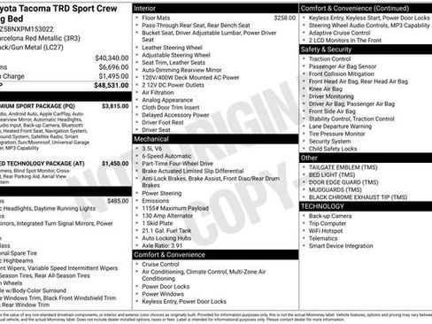 Used 2023 Toyota Tacoma TRD Sport w/ TRD Premium Sport Package image 12