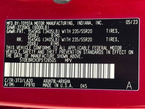 Used 2023 Toyota Highlander Platinum AWD/4WD image 33