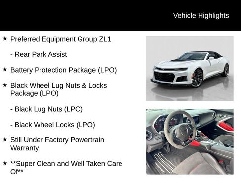 Used 2023 Chevrolet Camaro ZL1 RWD image 6