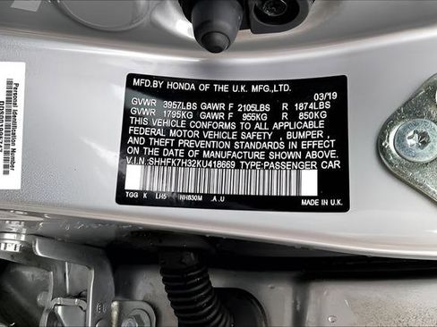 Used 2019 Honda Civic LX image 21