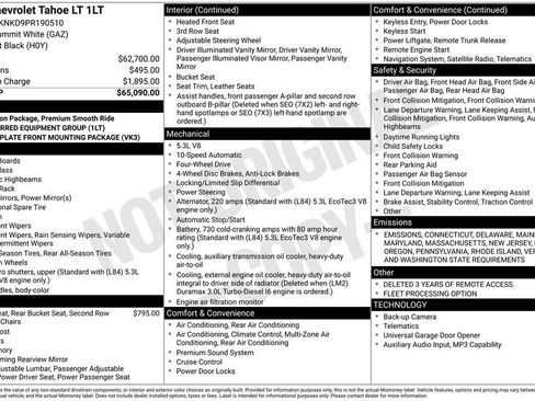 Used 2023 Chevrolet Tahoe LT image 6