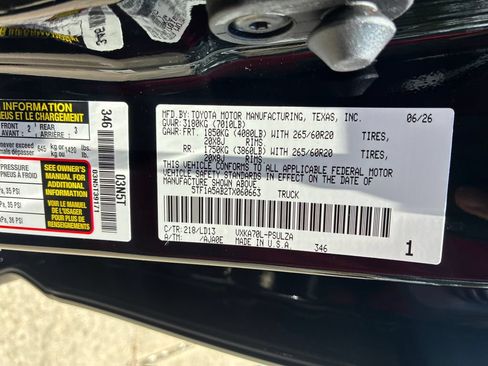 New 2026 Toyota Tundra Limited RWD image 53