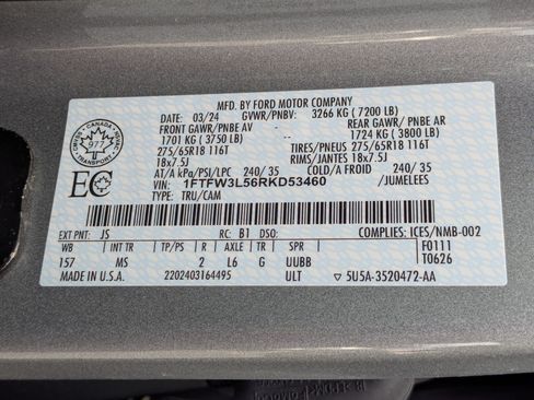 Used 2024 Ford F150 XLT w/ Tow/Haul Package AWD/4WD image 35