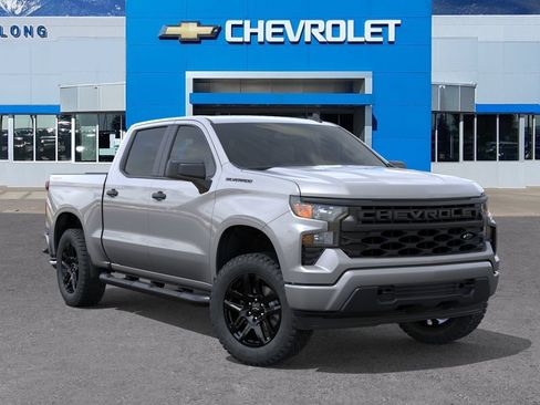 New 2026 Chevrolet Silverado 1500 Custom w/ Turbomax Blackout Package AWD/4WD image 7