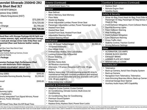 New 2026 Chevrolet Silverado 2500 ZR2 AWD/4WD image 26