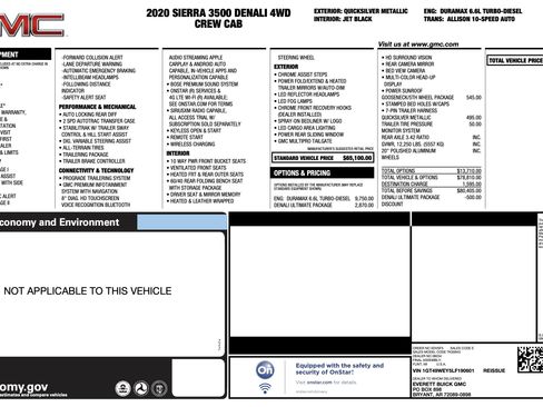Used 2020 GMC Sierra 3500 Denali w/ Denali Ultimate Package image 5