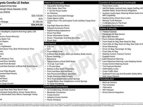 Used 2026 Toyota Corolla LE FWD image 23