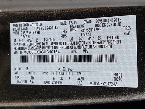 Used 2016 Ford Escape SE w/ Equipment Group 201A FWD image 28