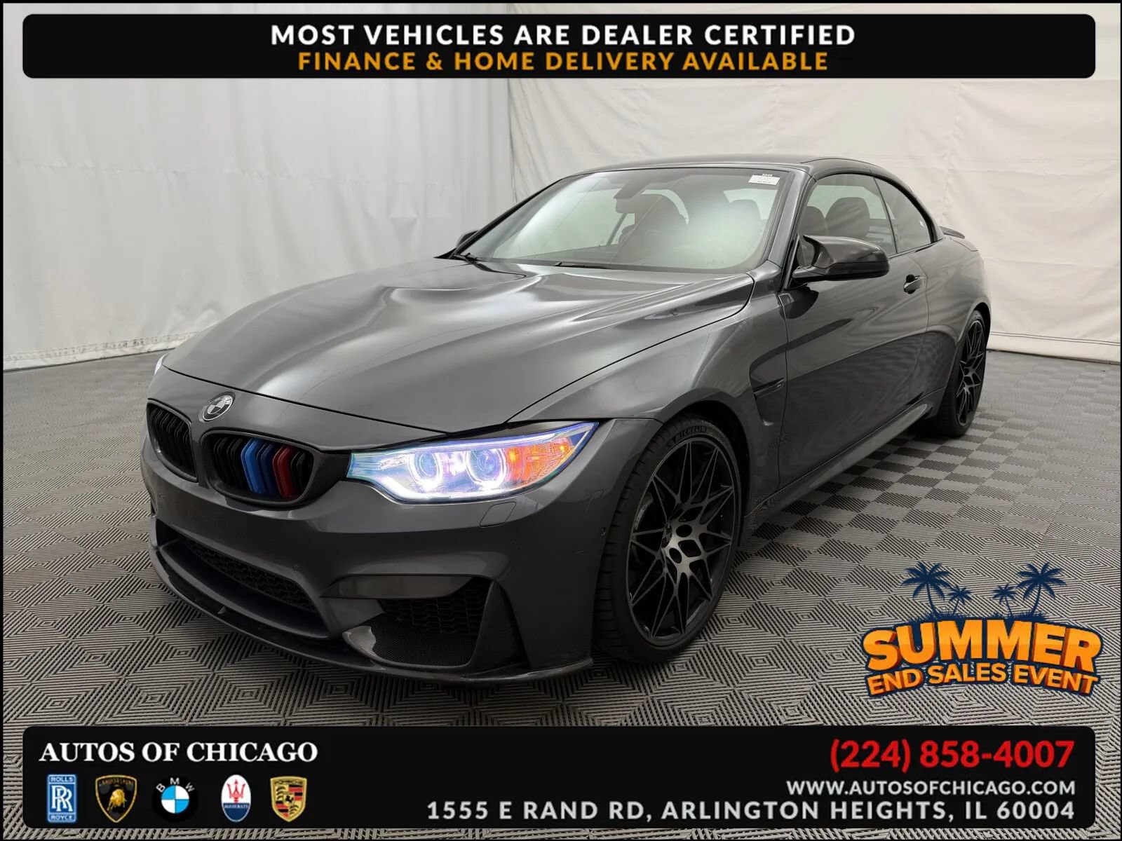 Used 2015 BMW M4 Convertible RWD image 1