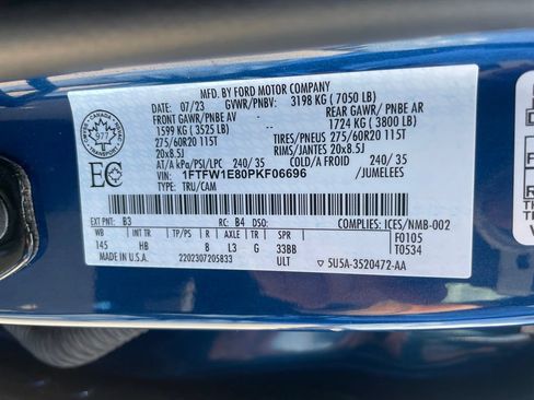 Used 2023 Ford F150 Lariat w/ Equipment Group 502A High AWD/4WD image 39
