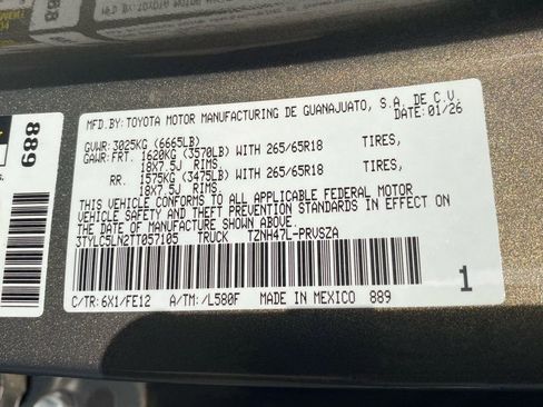 New 2026 Toyota Tacoma TRD Sport image 19