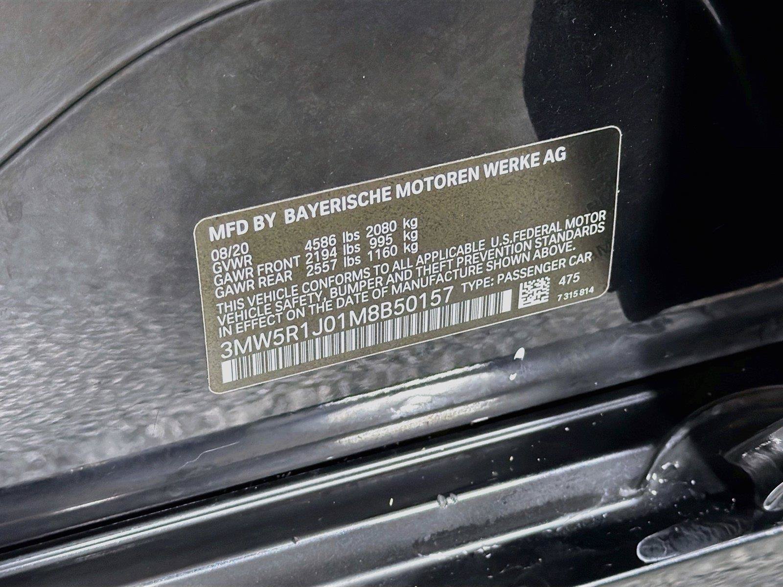 Used 2021 BMW 330i Sedan w/ Driving Assistance Package RWD image 33