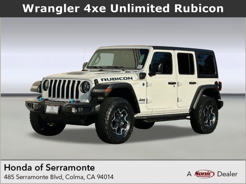 Used 2022 Jeep Wrangler Unlimited Rubicon 4xe image 1