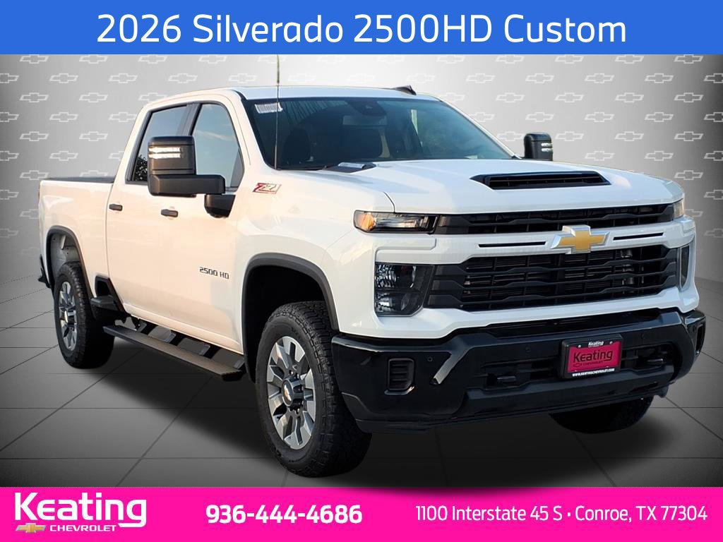 New 2026 Chevrolet Silverado 2500 Custom w/ Custom Value Package AWD/4WD image 1