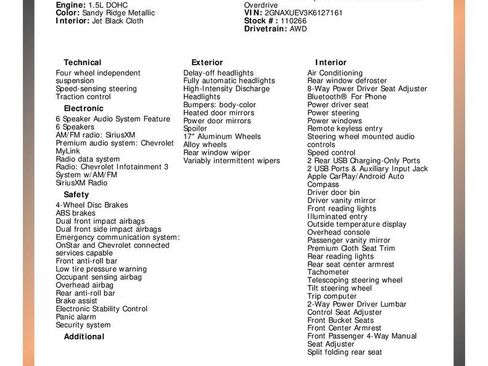 Used 2019 Chevrolet Equinox LT image 31